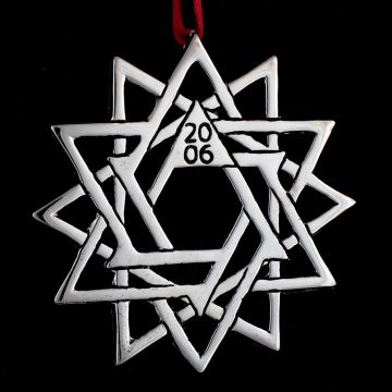 2006 Hand & Hammer Star Sterling Ornament image