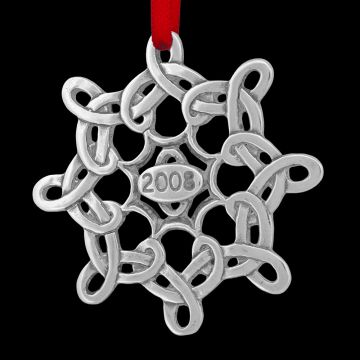 2008 Hand & Hammer Star Sterling Ornament image