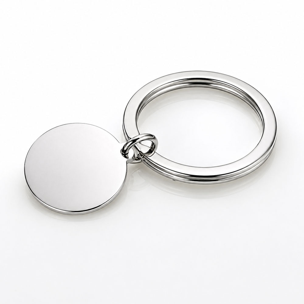 Inman Rings Sterling Collectables: JT Inman Sterling Split Ring with Round Tag