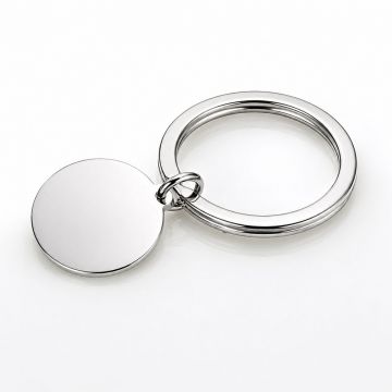 JT Inman Sterling Split Ring with Round Tag image