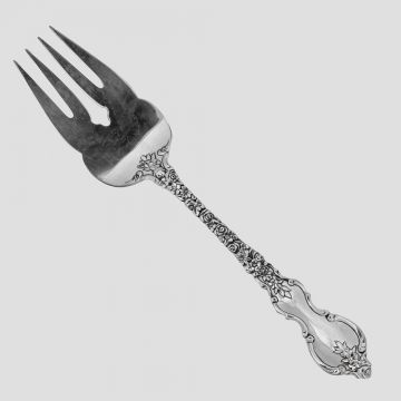 International Du Barry Cold Meat Fork Sterling Silver image