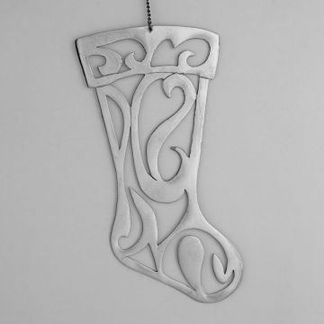 Janna Stocking Sterling Ornament image