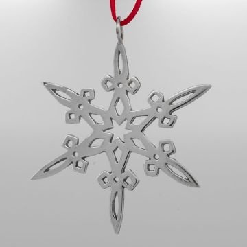 1998 J.H. Breakell Snowflake Sterling Ornament image