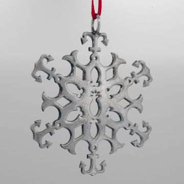 2003 J.H. Breakell Snowflake Sterling Ornament image