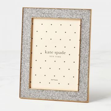 Kate Spade Sitting Pretty Glitter 5" x 7" Photo Frame image