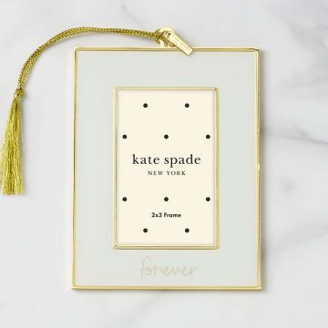 Kate Spade Be Jolly "Forever" Mini Photo Frame Ornament image