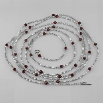 Keith Lynch Red Silver Wishes Garland Sterling image