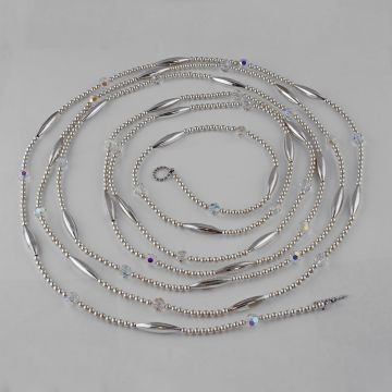Keith Lynch Aurora Borealis Silver Wishes Garland Sterling image
