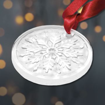 2025 Lalique Frosted Annual Crystal Ornament image