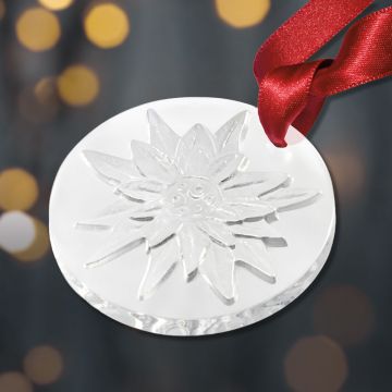 2026 Lalique Edelweiss Annual Crystal Ornament