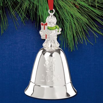 2026 Lenox Annual Music Bell Silverplate Ornament image