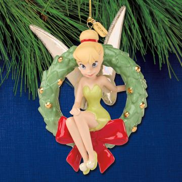2025 Lenox Tinker Bell Wreath Porcelain Ornament image