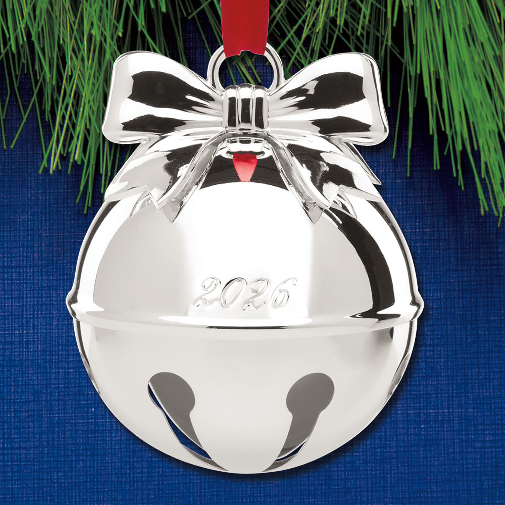 Sterling Collectables: 2026 Lenox Jingle Bell Silverplate Ornament