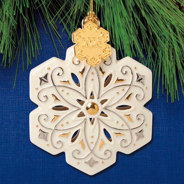 Sterling Collectables: 2026 Lenox Annual 3-D Porcelain Ornament