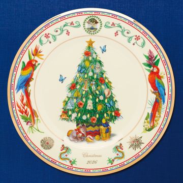 2026 Lenox Trees Around The World Belize Porcelain Plate image