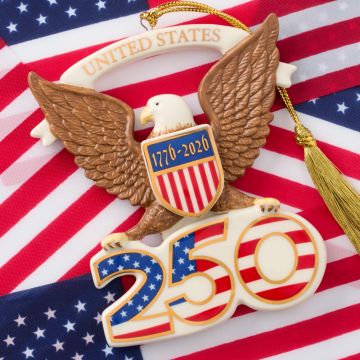 2026 Lenox America 250th Anniversary Eagle Porcelain Ornament image