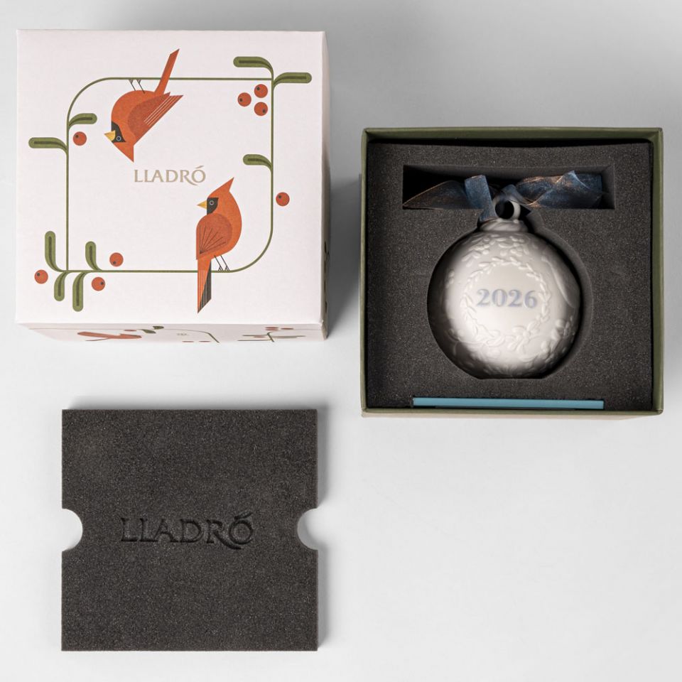 Sterling Collectables: 2026 Lladro Annual Ball Porcelain Ornament