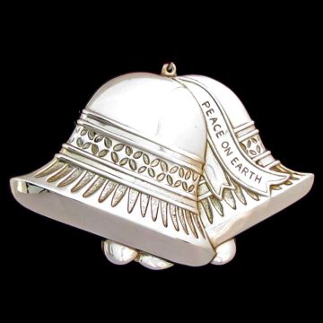 1979 Luther Bookout Bells Of Peace Sterling Ornament image