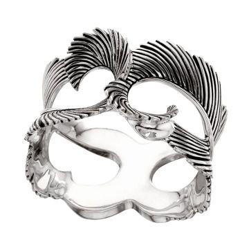 Grainger McKoy Mallard Feather Sterling Napkin Ring image