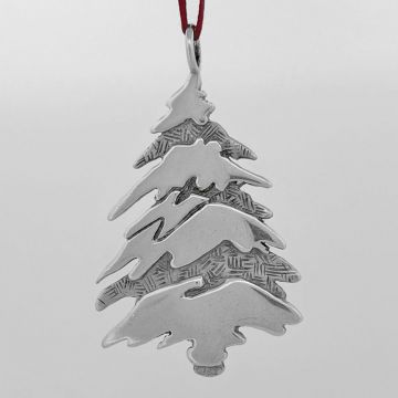 Museum of Fine Arts Christmas Tree Sterling Ornament image