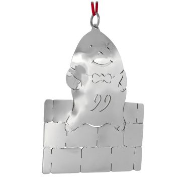 1999 Michele's Humpty Dumpty Sterling Ornament image