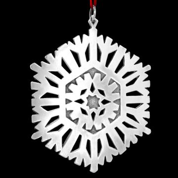 1972 Metropolitan Museum Snowflake Sterling Ornament image