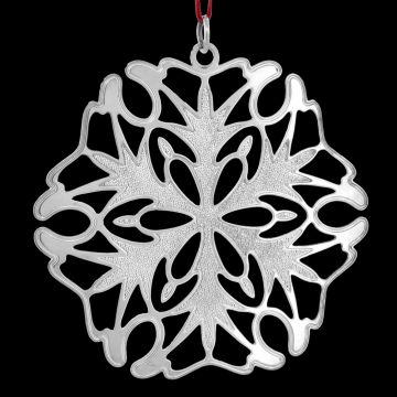 2002 Metropolitan Museum Snowflake Sterling Ornament image
