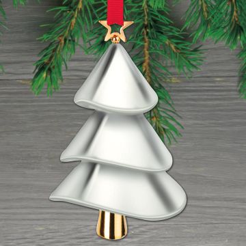 2025 Nambe Tree Silverplate & Goldplate 3-D Ornament image