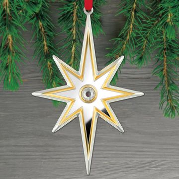 2025 Nambe North Star Silverplate & Goldplate Ornament image