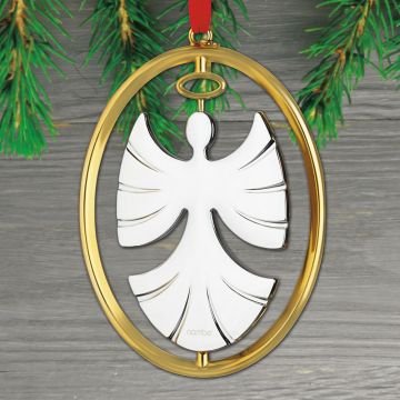 2026 Nambe Angel Annual Silverplate & Goldplate Ornament image