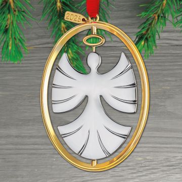 2026 Nambe Angel Annual Silverplate & Goldplate Ornament image