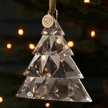 2026 Orrefors Christmas Tree Annual Crystal Ornament