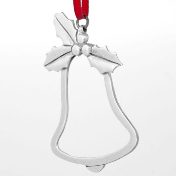 Paul March Holly Bell  Sterling Ornament image