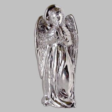 St Albans Angel Sterling Ornament 3-D large image