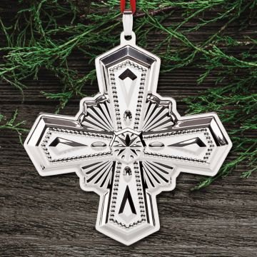 2026 Reed & Barton Christmas Cross 56th Edition Sterling Ornament image