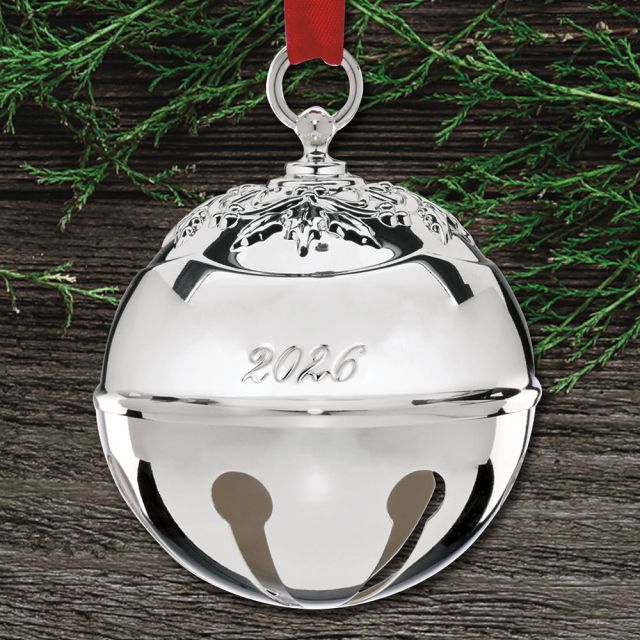 Reed & Barton Holly Bell Ornament - Thumbnail 2