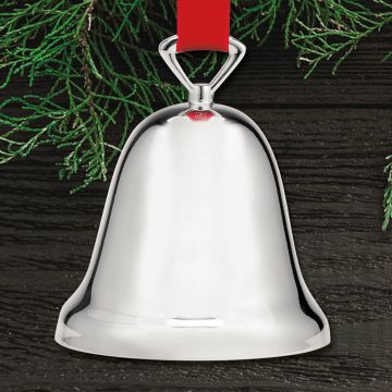 Reed & Barton Plain Silverplate Bell Ornament image