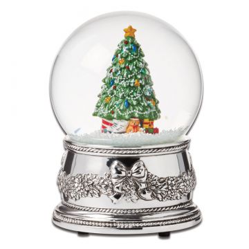 Reed & Barton Christmas Tree Musical Snowglobe image