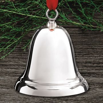 Reed & Barton Plain Sterling Bell Ornament image