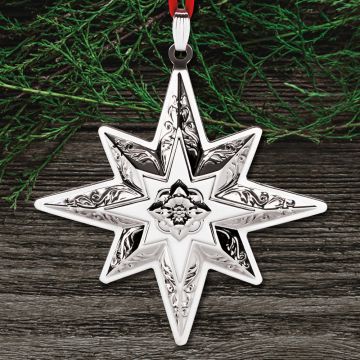 2026 Reed & Barton Holiday Star 10th Edition Sterling Ornament image