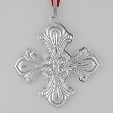2000 Reed & Barton Cross Sterling Ornament image
