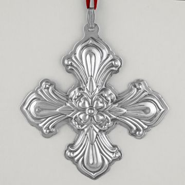 2000 Reed & Barton Cross Sterling Ornament image