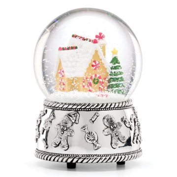 Reed & Barton Gingerbread House Snowglobe image