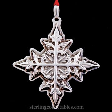 1982 Reed & Barton Cross Sterling Ornament image