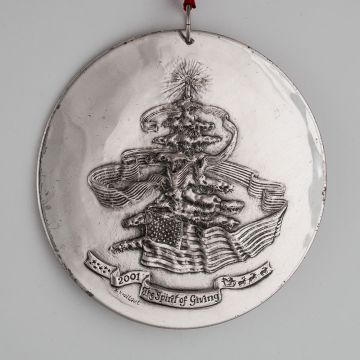 2001 Sculpture Workshop Spirit of Giving Sterling Ornament image