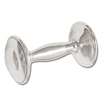 Sterling Collectables Sterling Dumbbell Baby Rattle image