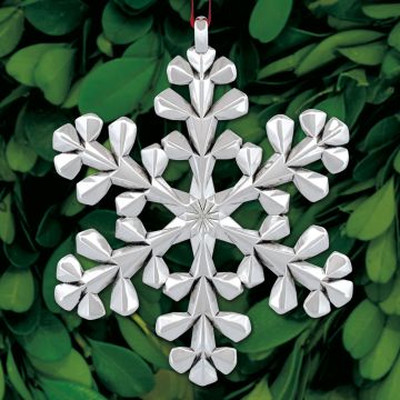 2025 Sterling Collectables Snowflake 13th Edition Sterling Ornament image