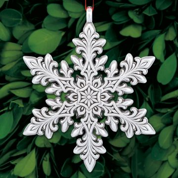2026 Sterling Collectables Snowflake 14th Edition Sterling Ornament image