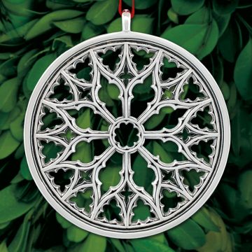 2025 Sterling Collectables St. Mary's Rose Window 1st Edition Sterling Ornament image