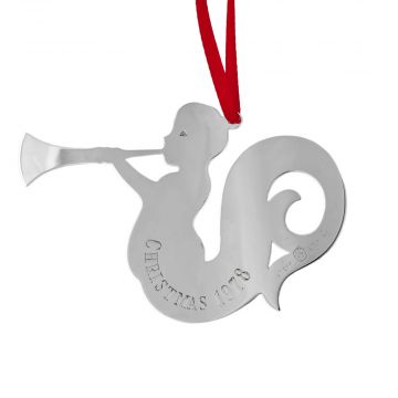 1978 Stieff Triton Angel Sterling Ornament image